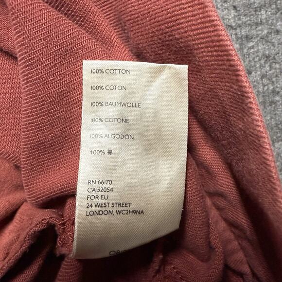 Free People Denim Lou Jean Babydoll Dress Womens Small Rust Balloon Sleeves - Picture 4 of 10